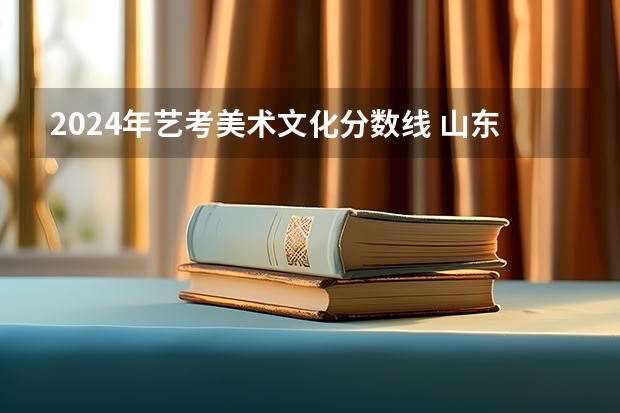 2024年艺考美术文化分数线 山东省2024艺考政策