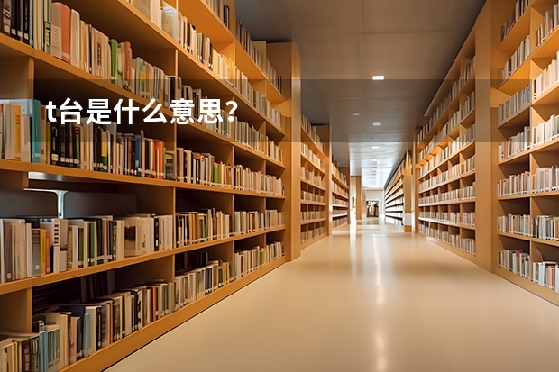 t台是什么意思？