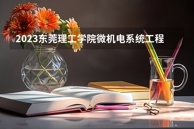 2023东莞理工学院微机电系统工程专业分数线是多少(2024分数线预测)