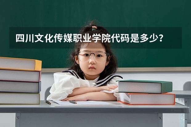 四川文化传媒职业学院代码是多少?