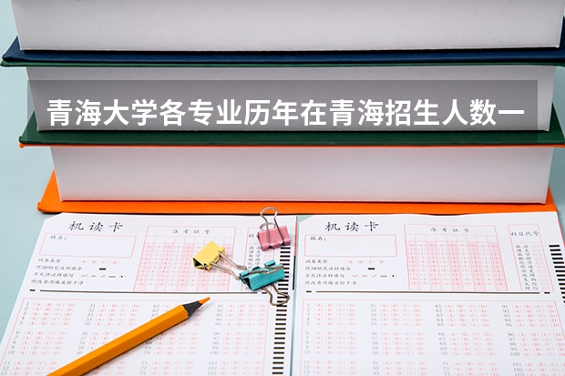 青海大学各专业历年在青海招生人数一览