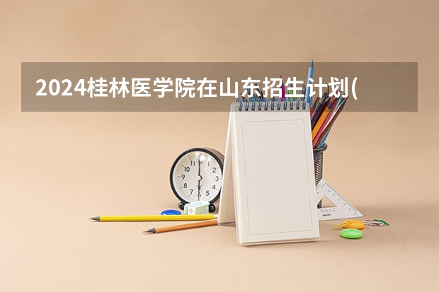 2024桂林医学院在山东招生计划(招生人数)