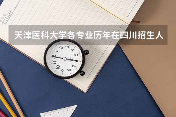 天津医科大学各专业历年在四川招生人数一览