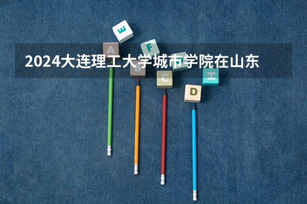 2024大连理工大学城市学院在山东招生计划(招生人数)