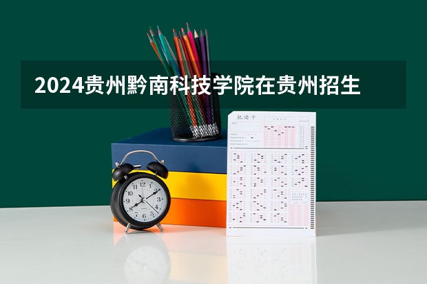 2024贵州黔南科技学院在贵州招生计划