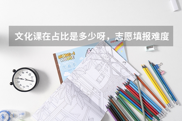 文化课在占比是多少呀，志愿填报难度会加大吗？