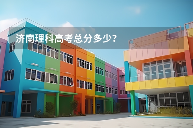 济南理科高考总分多少？