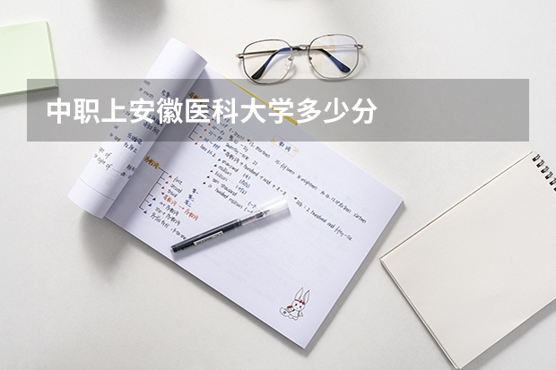 中职上安徽医科大学多少分