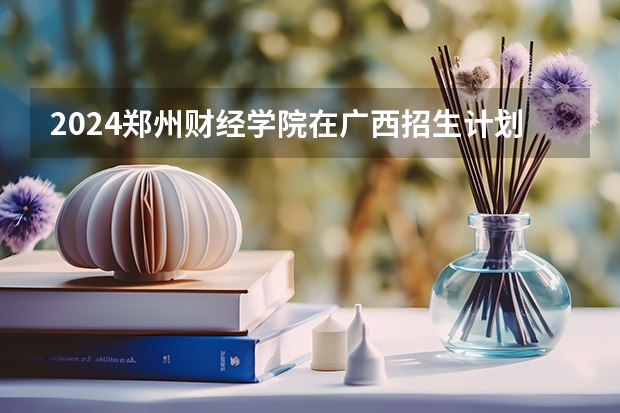 2024郑州财经学院在广西招生计划