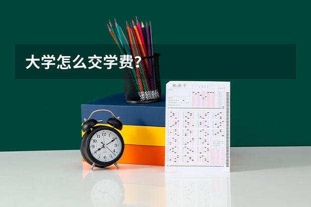 大学怎么交学费？