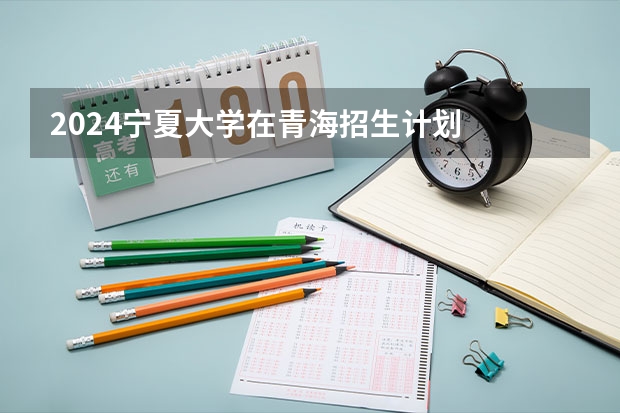 2024宁夏大学在青海招生计划