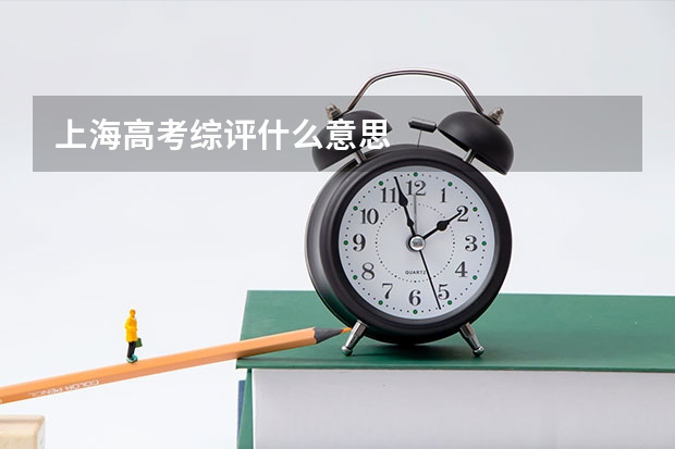 上海高考综评什么意思