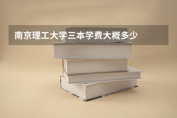 南京理工大学三本学费大概多少