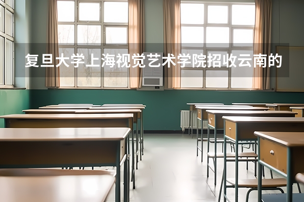 复旦大学上海视觉艺术学院招收云南的吗?