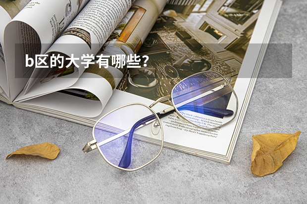 b区的大学有哪些?