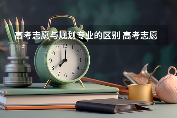 高考志愿与规划专业的区别 高考志愿中定向调配和专业调配的区别