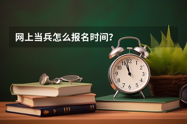 网上当兵怎么报名时间？