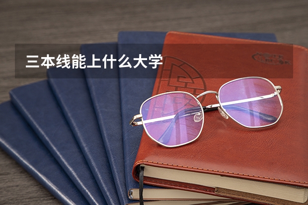 三本线能上什么大学