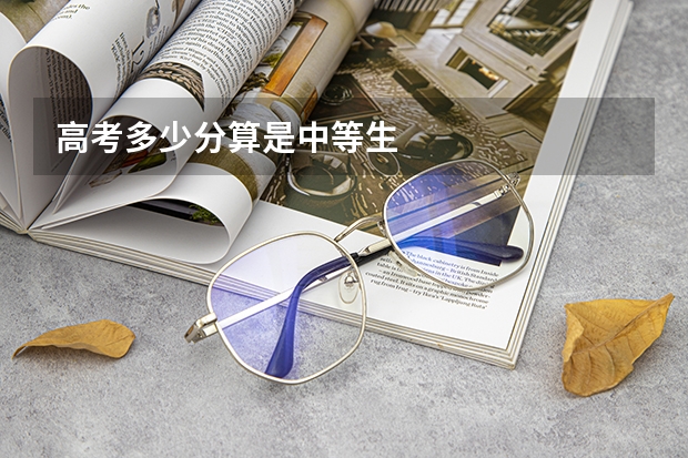 高考多少分算是中等生