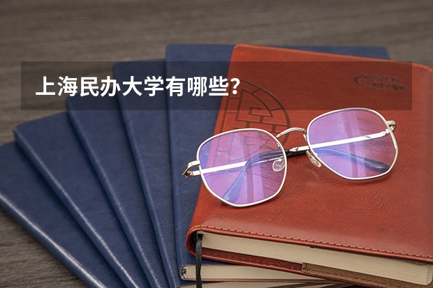上海民办大学有哪些？