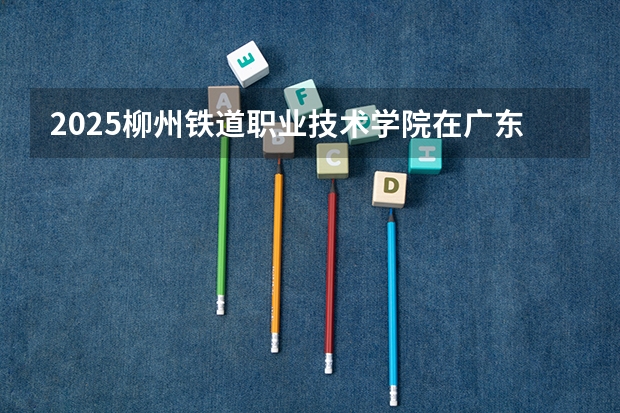 2025柳州铁道职业技术学院在广东招生计划多少人