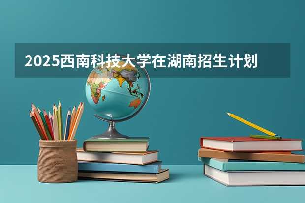 2025西南科技大学在湖南招生计划多少人