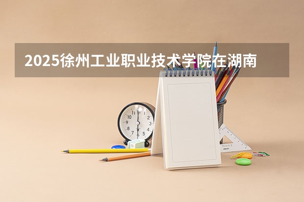 2025徐州工业职业技术学院在湖南招生计划多少人