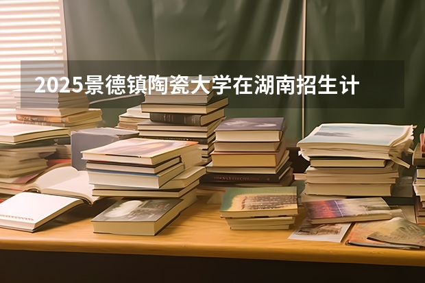 2025景德镇陶瓷大学在湖南招生计划多少人