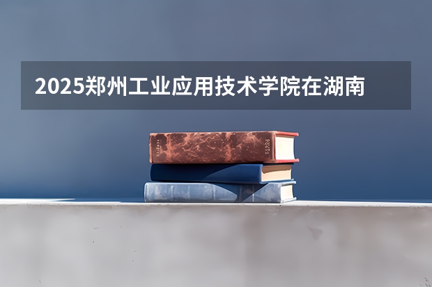 2025郑州工业应用技术学院在湖南招生计划多少人