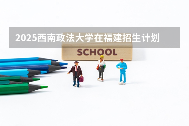 2025西南政法大学在福建招生计划多少人