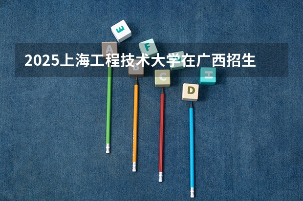 2025上海工程技术大学在广西招生计划多少人