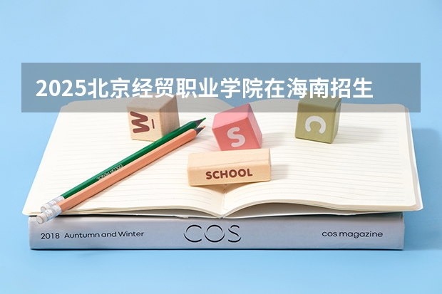 2025北京经贸职业学院在海南招生计划多少人
