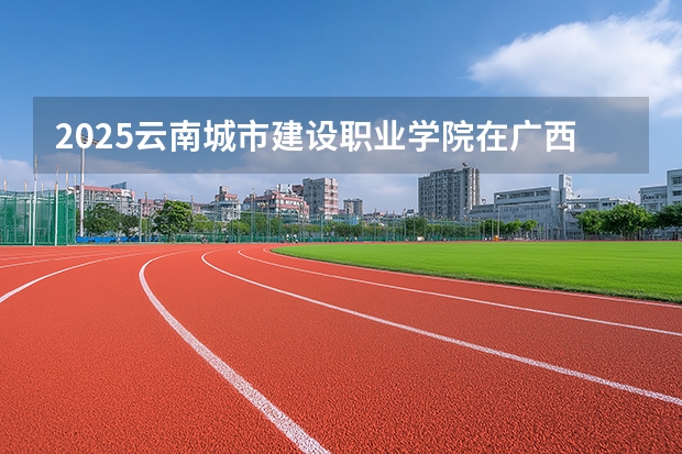 2025云南城市建设职业学院在广西招生计划多少人