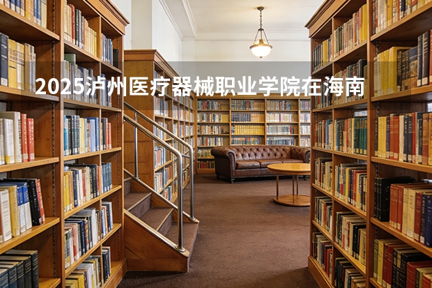 2025泸州医疗器械职业学院在海南招生计划多少人