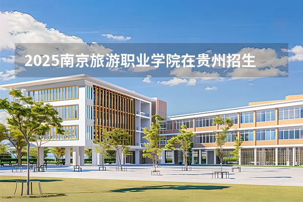 2025南京旅游职业学院在贵州招生计划多少人